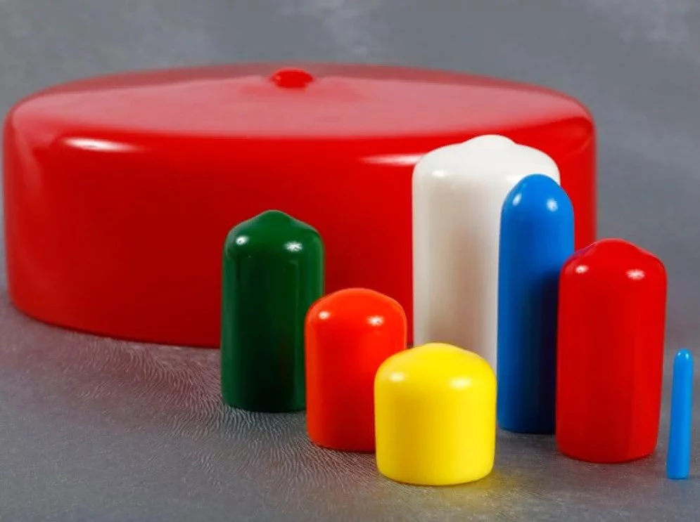 Vinylkappen als Schutzelemente Kunststoff für den Schutz von Gewinden und Rohrenden im Maschinenbau